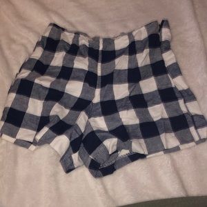 Plaid shorts